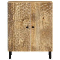Credenza 60x33x75 cm in Legno Massello di Mango 356893