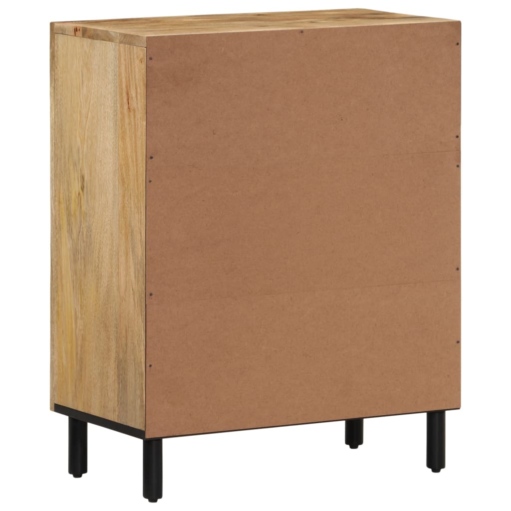 Credenza 60x33x75 cm in Legno Massello di Mango 356893