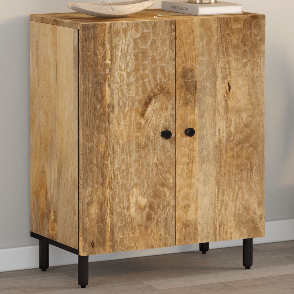 Credenza 60x33x75 cm in Legno Massello di Mango 356893