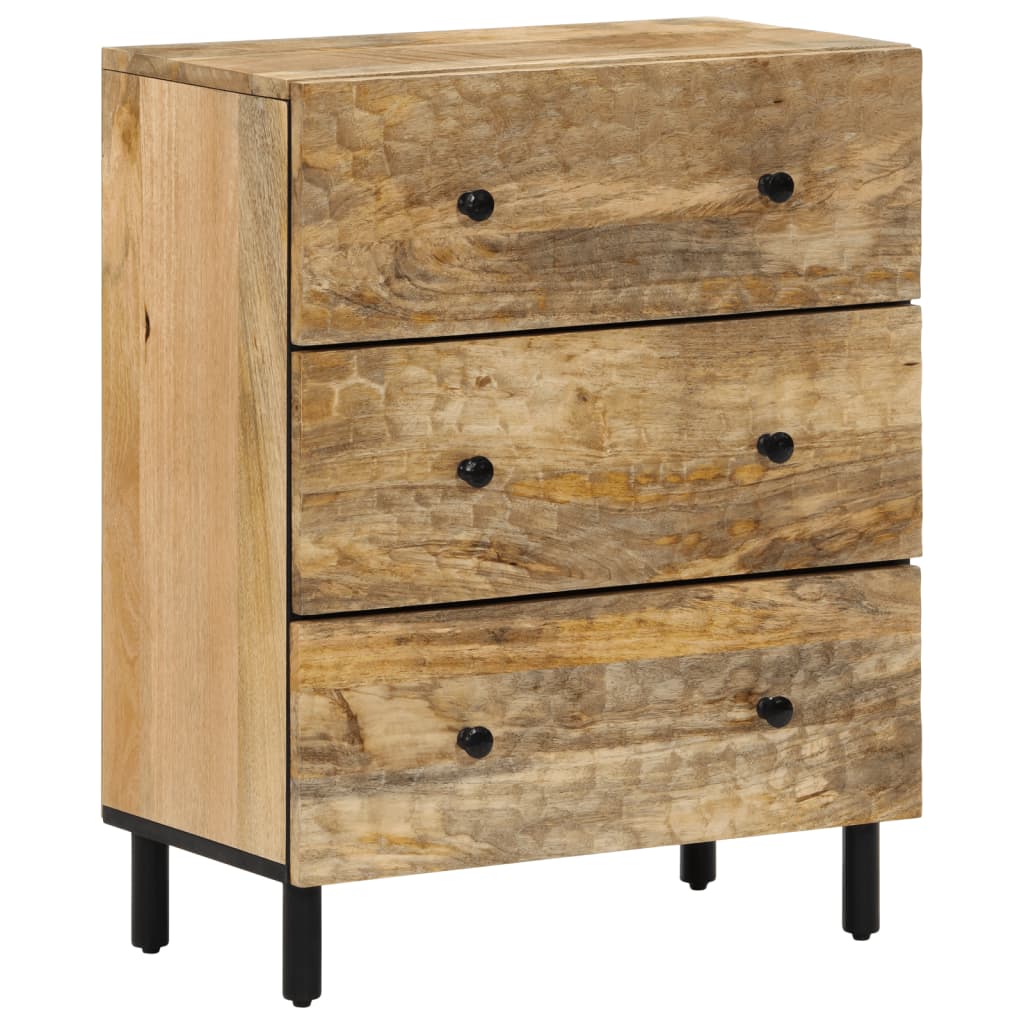 Credenza-Buffet-Armadio da cucina 60x33x75 cm in Legno Massello di Mango 369817