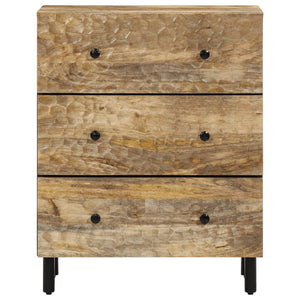 Credenza 60x33x75 cm in Legno Massello di Mango 356894