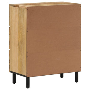 Credenza-Buffet-Armadio da cucina 60x33x75 cm in Legno Massello di Mango 369817
