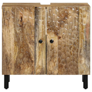 Mobile Lavabo da Bagno 62x33x58cm in Legno Massello di Mango 356910