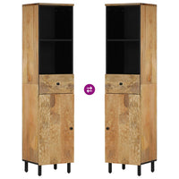 Mobile da Bagno 38x33x160 cm in Legno Massello di Mango 356913