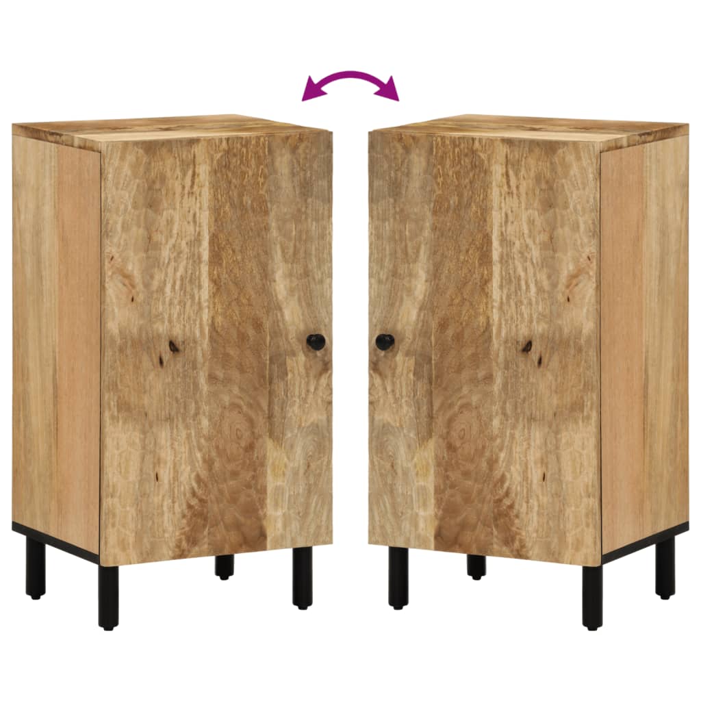 Credenza 40x33x75 cm in Legno Massello di Mango 356915
