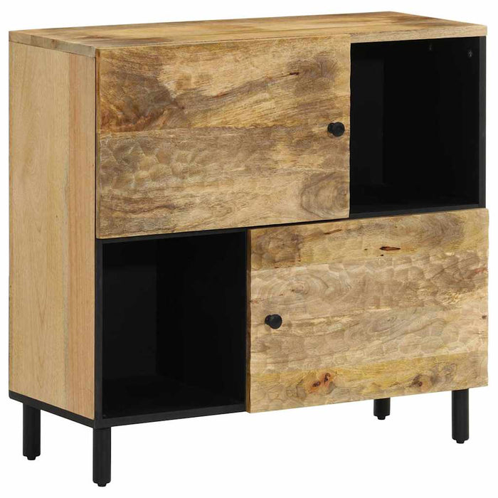 Credenza 80x33x75 cm in Legno Massello di Mangocod mxl 89626