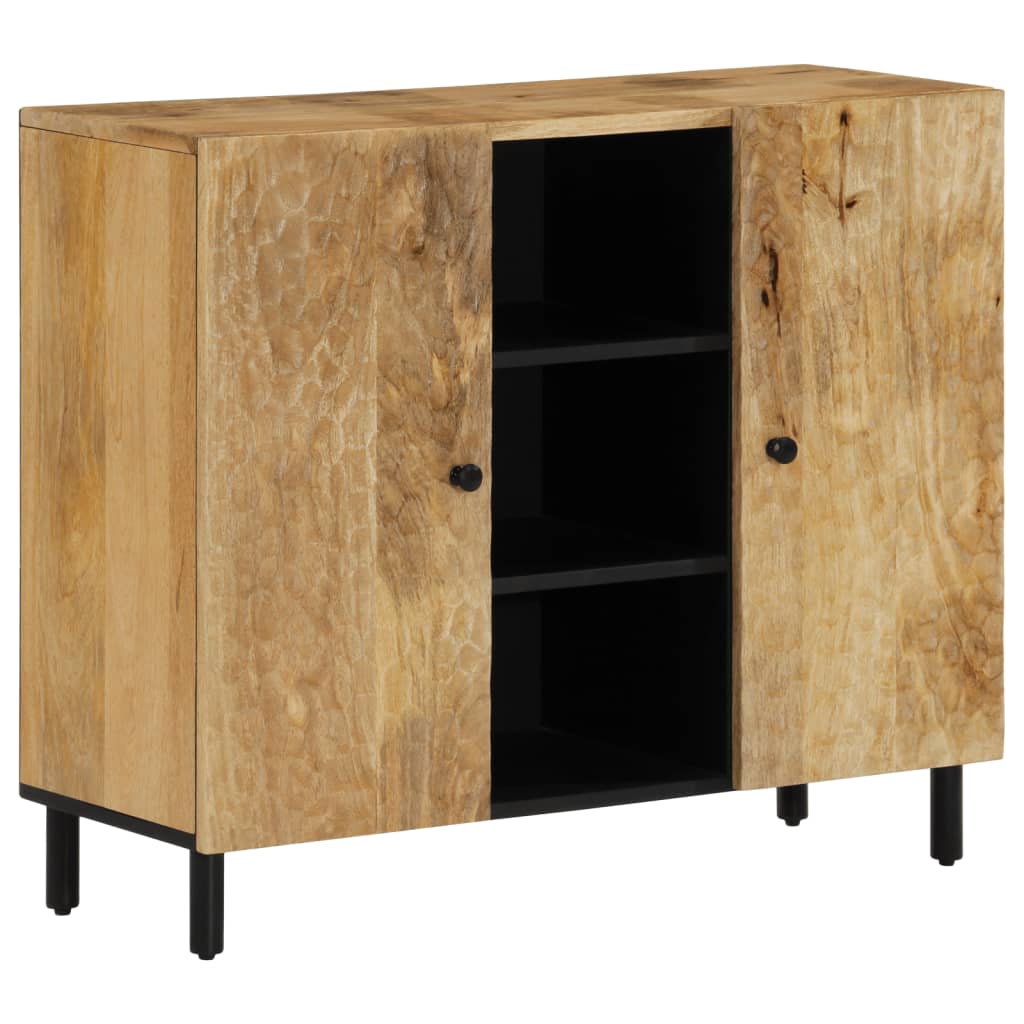 Credenza 90x33x75 cm in Legno Massello di Mango 356919
