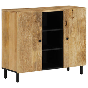 Credenza 90x33x75 cm in Legno Massello di Mango 356919