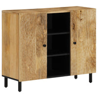 Credenza 90x33x75 cm in Legno Massello di Mangocod mxl 113312