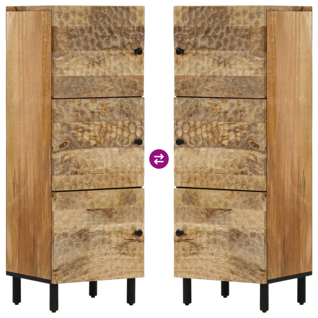 vidaXL Credenza 40x33x110 cm in Legno Massello di Mango