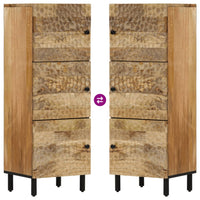 Credenza-Buffet-Armadio da cucina 40x33x110 cm in Legno Massello di Mango 974541