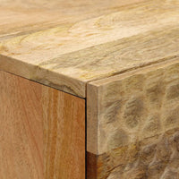 Credenza-Buffet-Armadio da cucina 40x33x110 cm in Legno Massello di Mango 974541