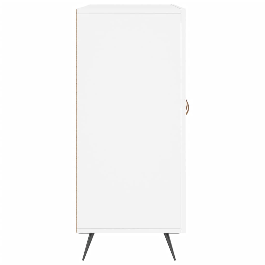 Credenza Bianca 90x34x80 cm in Legno Multistrato 828076
