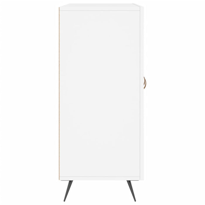 Credenza Bianca 90x34x80 cm in Legno Multistrato 828076