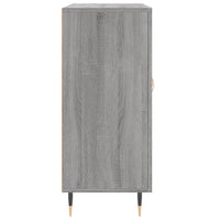 Credenza Grigio Sonoma 90x34x80 cm in Legno Multistrato 828090