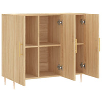 Credenza-Buffet-Armadio da cucina Rovere Sonoma 90x34x80 cm in Legno Multistrato 806979
