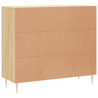 Credenza Rovere Sonoma 90x34x80 cm in Legno Multistrato 828095