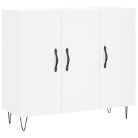 Credenza Bianca 90x34x80 cm in Legno Multistrato 828100