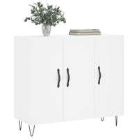 Credenza Bianca 90x34x80 cm in Legno Multistrato 828100