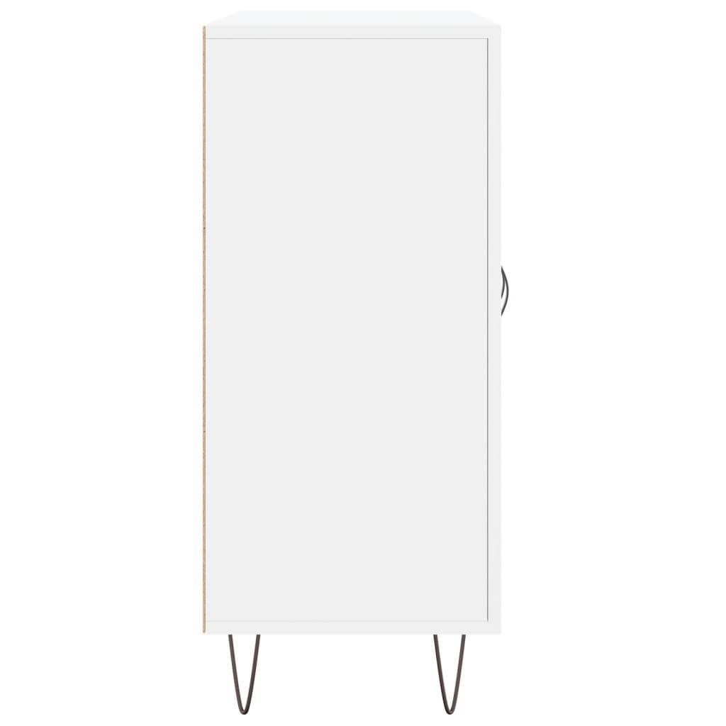 Credenza Bianca 90x34x80 cm in Legno Multistrato 828100