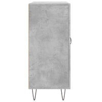 Credenza Grigio Cemento 90x34x80 cm in Legno Multistrato 828104
