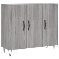 Credenza-Buffet-Armadio da cucina Grigio Sonoma 90x34x80 cm in Legno Multistrato 436547