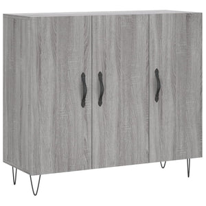 Credenza-Buffet-Armadio da cucina Grigio Sonoma 90x34x80 cm in Legno Multistrato 436547