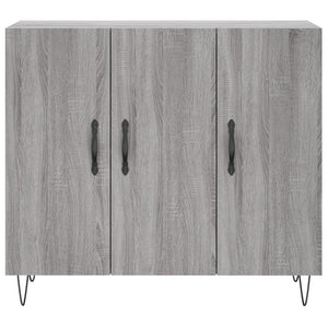 Credenza-Buffet-Armadio da cucina Grigio Sonoma 90x34x80 cm in Legno Multistrato 436547