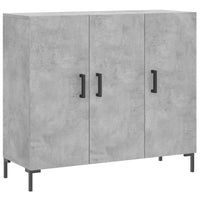 Credenza Grigio Cemento 90x34x80 cm in Legno Multistratocod mxl 103952