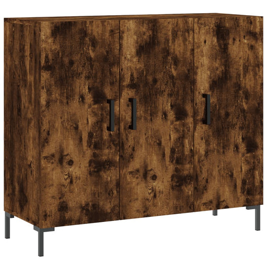 Credenza Rovere Fumo 90x34x80 cm in Legno Multistratocod mxl 80876