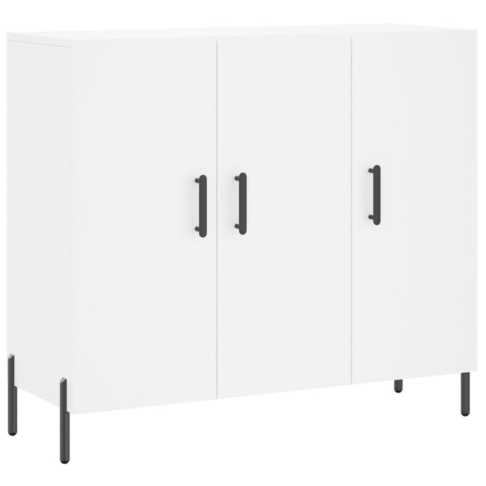 Credenza Bianca 90x34x80 cm in Legno Multistrato 828116