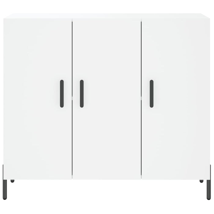 Credenza Bianca 90x34x80 cm in Legno Multistrato 828116