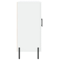 Credenza Bianca 90x34x80 cm in Legno Multistrato 828116