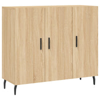 vidaXL Credenza Rovere Sonoma 90x34x80 cm in Legno Multistrato