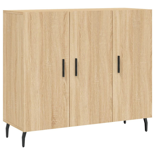 Credenza-Buffet-Armadio da cucina Rovere Sonoma 90x34x80 cm in Legno Multistrato 155831