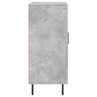 vidaXL Credenza Grigio Cemento 90x34x80 cm in Legno Multistrato