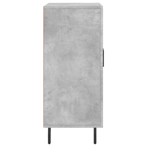 vidaXL Credenza Grigio Cemento 90x34x80 cm in Legno Multistrato