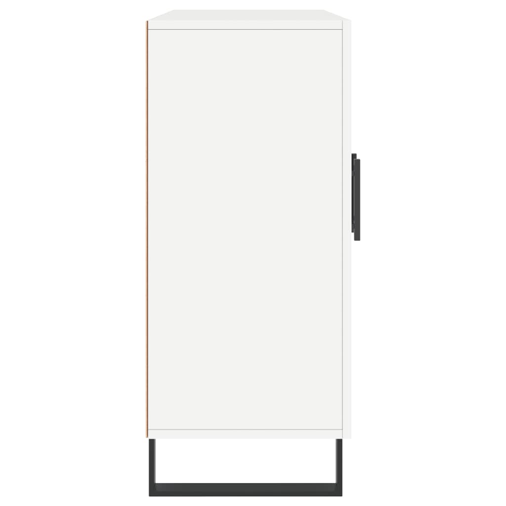 Credenza Bianca 90x34x80 cm in Legno Multistrato 828132