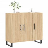 Credenza-Buffet-Armadio da cucina Rovere Sonoma 90x34x80 cm in Legno Multistrato 774657