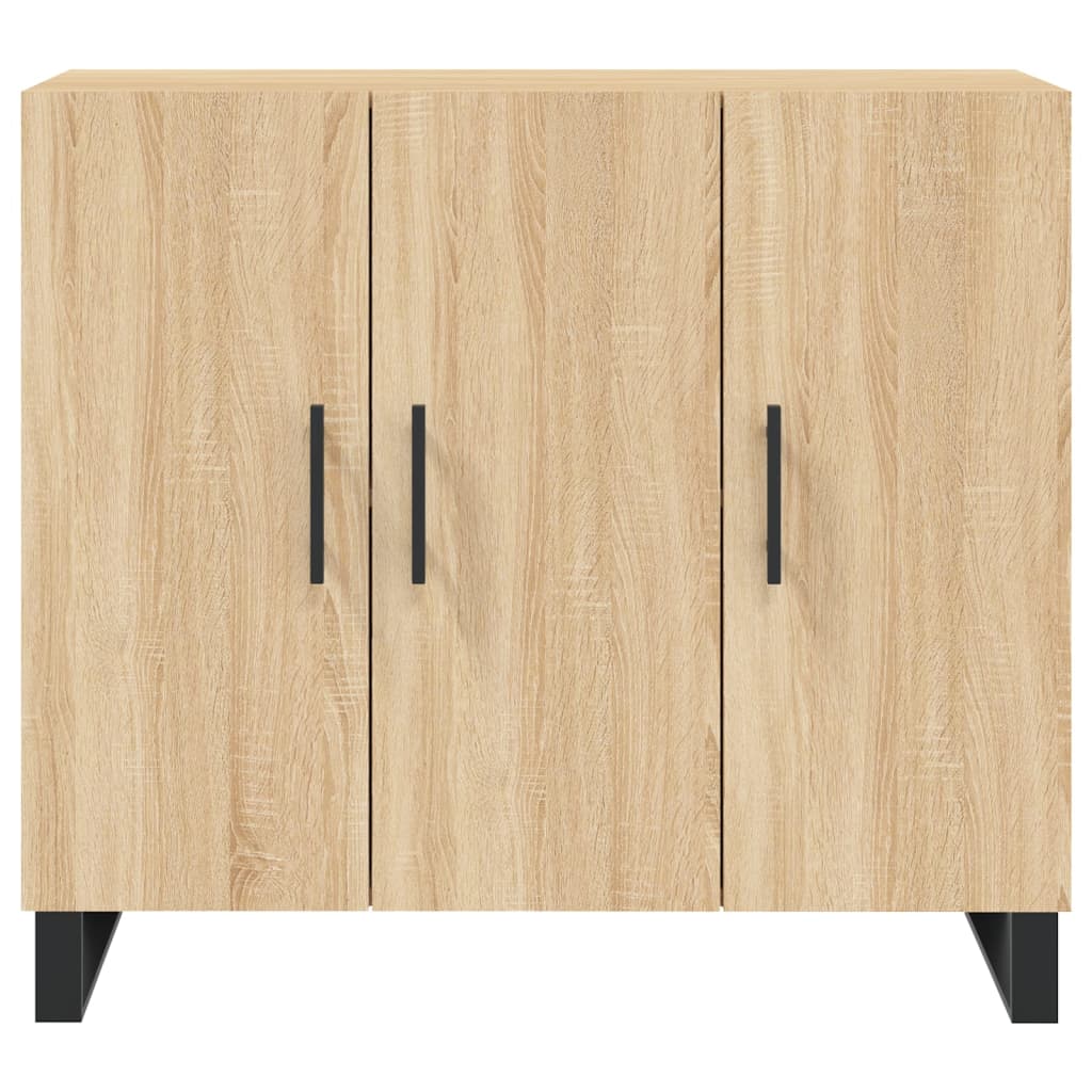Credenza-Buffet-Armadio da cucina Rovere Sonoma 90x34x80 cm in Legno Multistrato 774657