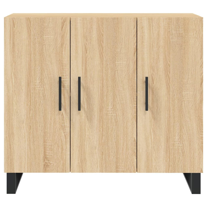 Credenza-Buffet-Armadio da cucina Rovere Sonoma 90x34x80 cm in Legno Multistrato 774657