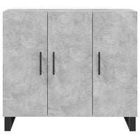 Credenza-Buffet-Armadio da cucina Grigio Cemento 90x34x80 cm in Legno Multistrato 781771