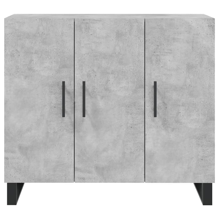 Credenza-Buffet-Armadio da cucina Grigio Cemento 90x34x80 cm in Legno Multistrato 781771