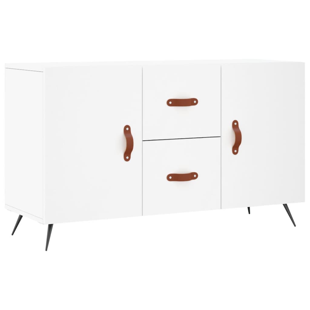 Credenza Bianca 100x36x60 cm in Legno Multistrato 828140