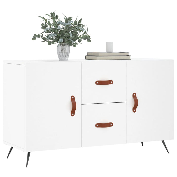 Credenza Bianca 100x36x60 cm in Legno Multistrato 828140