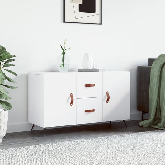 Credenza Bianca 100x36x60 cm in Legno Multistrato 828140