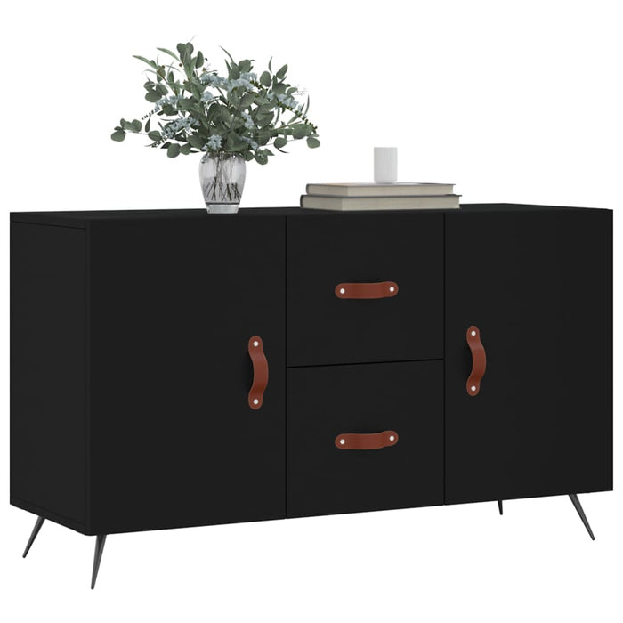 Credenza Nera 100x36x60 cm in Legno Multistratocod mxl 127537