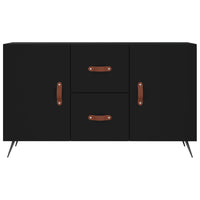 Credenza Nera 100x36x60 cm in Legno Multistrato 828141