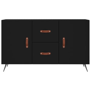 Credenza Nera 100x36x60 cm in Legno Multistrato 828141