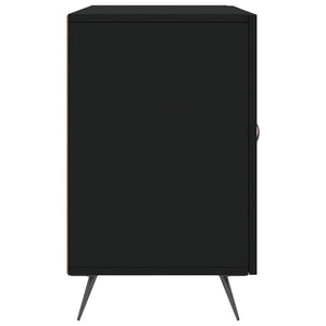 Credenza Nera 100x36x60 cm in Legno Multistrato 828141